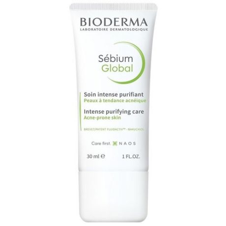 Bioderma Sebium Global интенсивный уход, 30 мл*2 упаковки