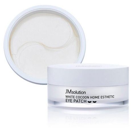 JM Solution silky cocoon home esthetic eye patch - Гидрогелевые патчи с протеинами шёлка