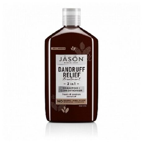 Jason Шампунь 2 в 1 против перхоти Dandruff Relief 2 in 1 Treatment Shampoo & Conditioner 355 мл