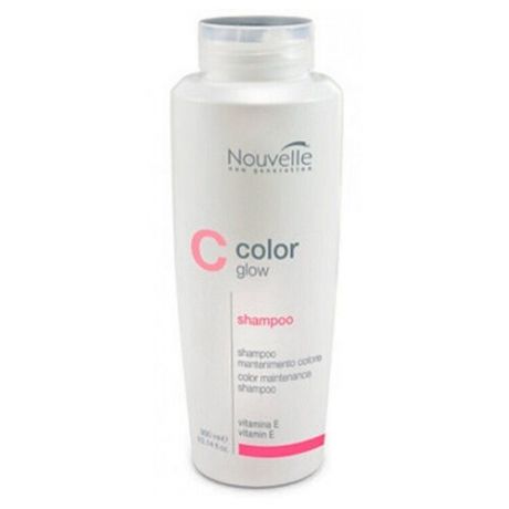 Шампунь Nouvelle Color Glow Maintenance Shampoo для защиты цвета окрашенных волос с витамином Е 300 мл