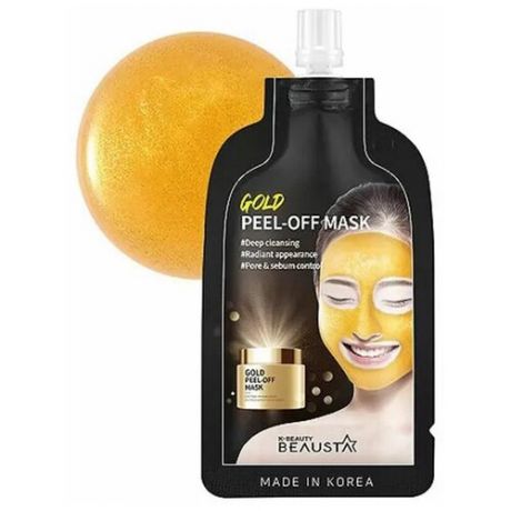 Маска для лица Gold Peel Off Mask с золотом, обновляющая, 20 мл