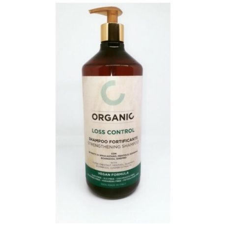 Organic Vegan Formula Loss Controll Strengthening Shampoo Punti di Vista Укрепляющий Шампунь от выпадение волос, 1000мл