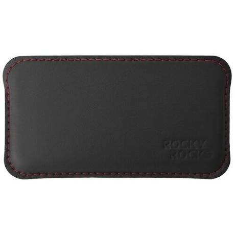 Кожаный чехол Rocky Rocks для iPhone 12 Pro Max, 13 Pro Max Nappa Черно-красный