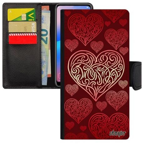 Защитный чехол-книжка на смартфон // Apple iPhone 11 // "Сердце" Романтика Символ, Utaupia, цветной