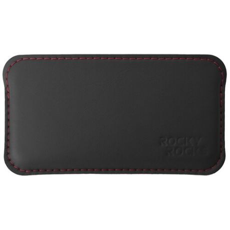 Кожаный чехол Rocky Rocks для iPhone 12/12 Pro, 13/13 Pro Nappa Черно-красный