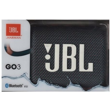 Портативная акустика JBL GO 3, 4.2 Вт, blue/pink