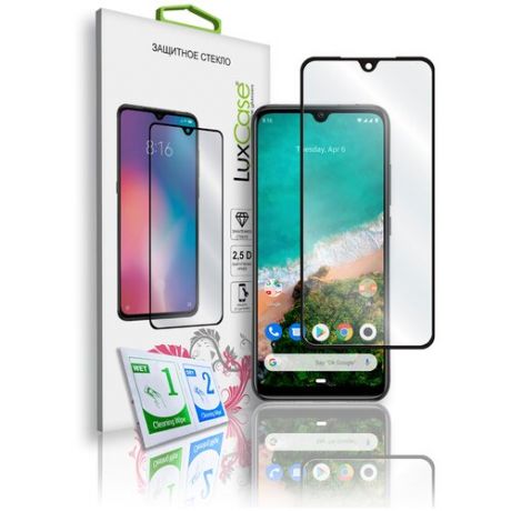 Защитное стекло для Xiaomi Mi A3 / 2.5D / полноклеевое / от LuxCase