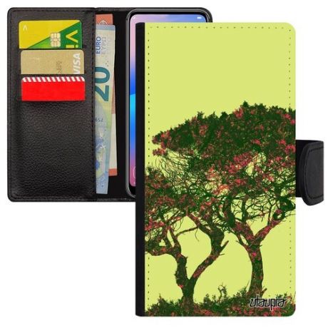 Яркий чехол-книжка для телефона // iPhone 5 5S SE (2016) // "Гренадил" Африка Дизайн, Utaupia, оранжевый