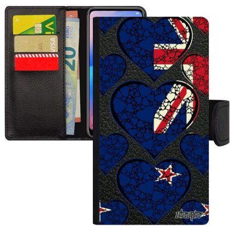 Защитный чехол-книжка на смартфон // Apple iphone 6S Plus // "Флаг Голландии с сердцем" Любовь Стиль, Utaupia, цветной