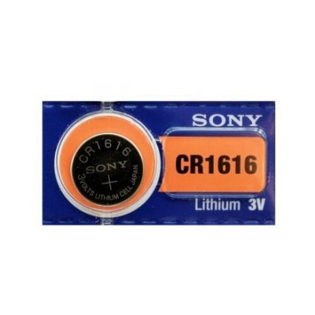 Батарейка литиевая CR1616 (1 шт Sony, Япония