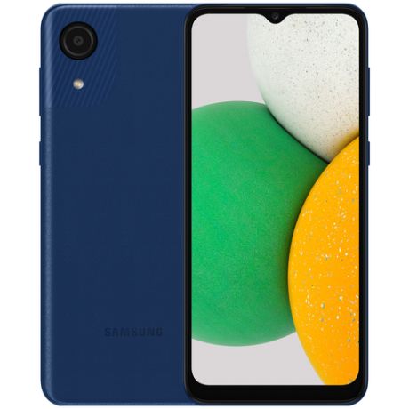 Смартфон Samsung Galaxy A03 Core 2/32 ГБ, синий