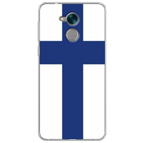 Силиконовый чехол "Флаг Финляндии 1" на Honor 6C / Хонор 6С