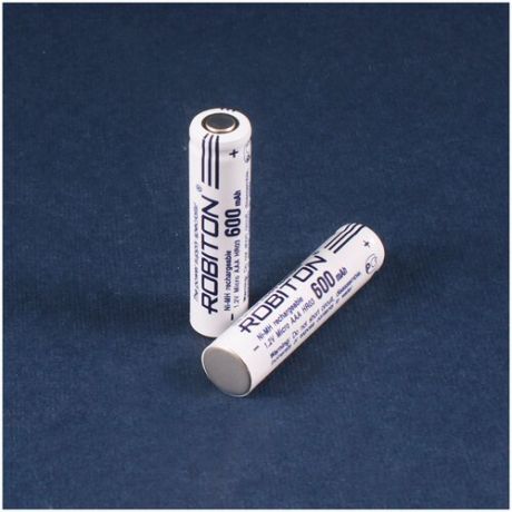 Аккумуляторы на 600мАч тип ААА на 1,2В с плоским положительным контактом под пайку- 600MHAAA-2 Prof SR2 (ROBITON) (код заказа 13793 )