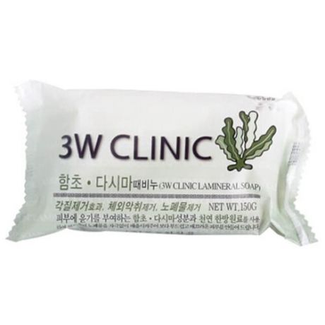 3W Clinic мыло для лица и тела Lamineral Soap, 150 г