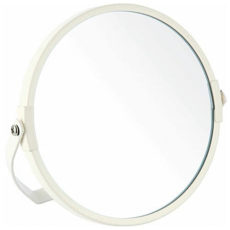 Зеркало косметическое M-1602P двухстороннее 1/Х2 d:15 см окраш. металл. стекло