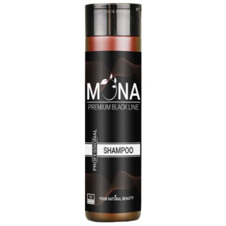 Шампунь для волос Mona Premium (Мона премиум) Black line - от выпадения волос, для роста волос и против перхоти