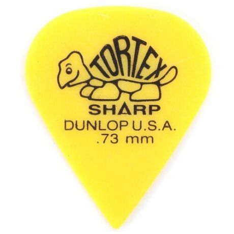 Медиаторы Dunlop 412P.73 Tortex Sharp 0,73 мм набор из 12 шт