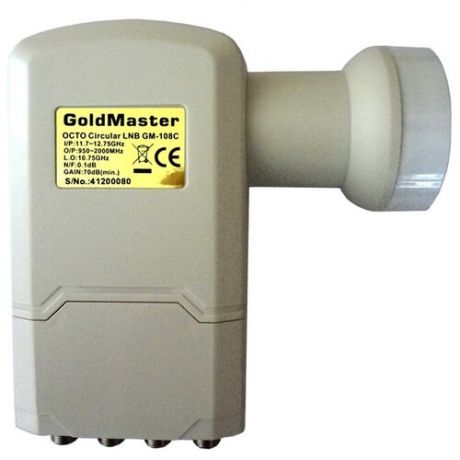 GoldMaster Спутниковый конвертер GoldMaster GM-108C Circular Octo LNB