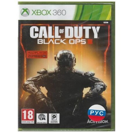 Игра Call of Duty: Black Ops 3 (III) Русская Версия (Xbox 360)