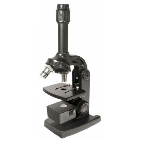 Микроскоп Юннат 2П-1, черный, с подсветкой