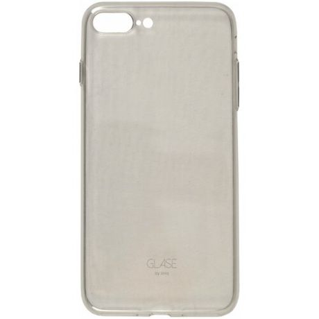 Силиконовый чехол-накладка для iPhone 7 Plus/8 Plus Uniq Glase, серый (IP7PHYB-GLSSMK)