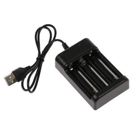 Зарядное устройство для аккумуляторов АА, UC-25, USB, ток заряда 250 мА, чёрное 4057638