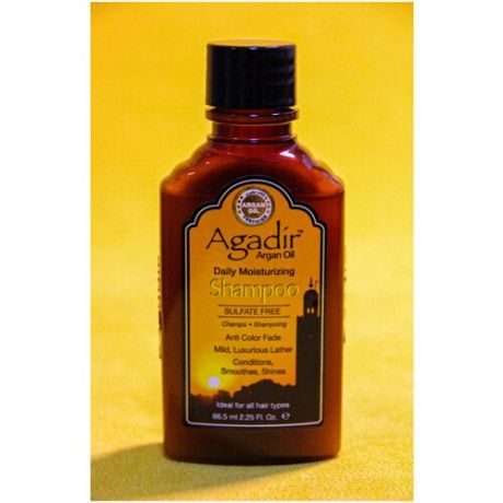 Agadir Argan Oil Daily Moisturizing Shampoo - Увлажняющий шампунь 66.5мл.