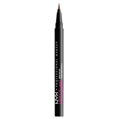 NYX professional makeup Тинт для бровей Lift&Snatch! Brow tint pen, оттенок soft brown 04