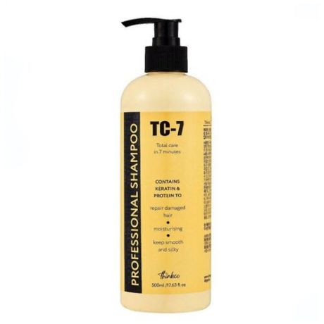 Thinkco Шампунь протеиновый для поврежденных волос - Professional keratin TC-7, 500мл
