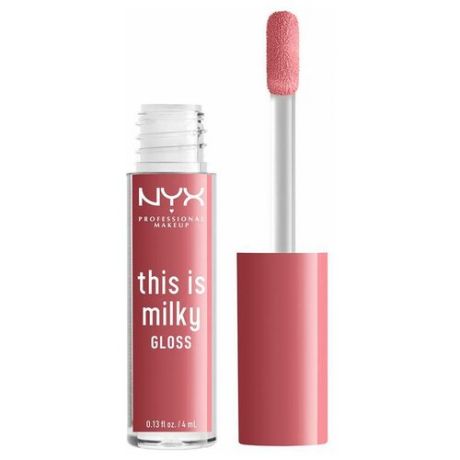 NYX professional makeup Блеск для губ This Is Milky Gloss, 04 milk it pink