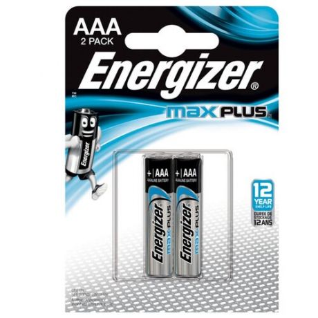 Батарейки Energizer MAX Plus AAA (LR03), 2 шт.