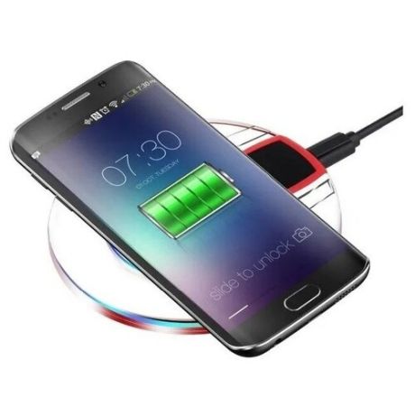 Зарядное устройство для телефона беспроводное Fantasy Wireless Charger для iPhone и Android, белое