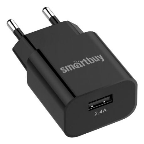 Сетевое зарядное устройство SmartBuy Flash SBP-1024/SBP-1025, черный