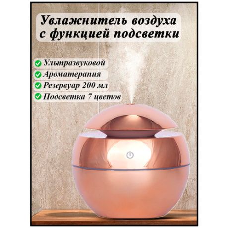Увлажнитель воздуха/аромадиффузор/с функцией подсветки ( бирюзовый)