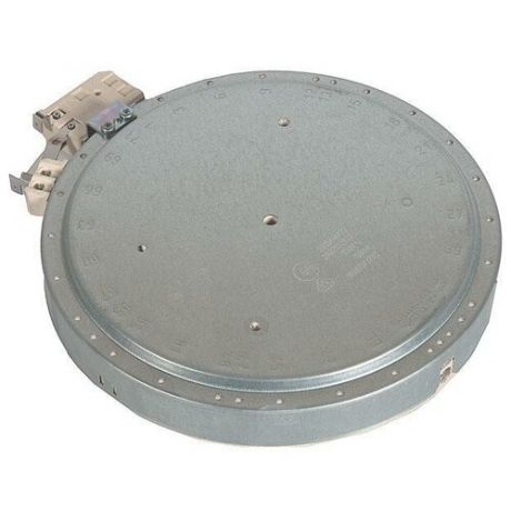 Конфорка для стеклокерамической плиты 1800 Вт 200 мм, Ariston, Indesit, Whirlpool (PN: C00264626).