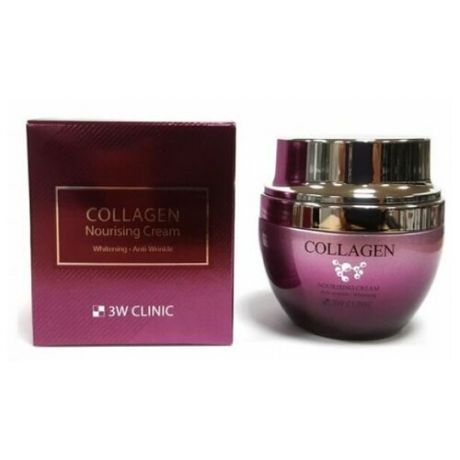 Питательный коллагеновый крем для лица 3W Clinic Collagen Nourising Cream, 50 гр