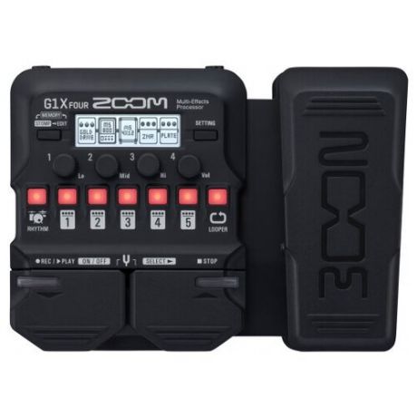 Zoom G1X FOUR - Процессор для электрогитары с педалью экспрессии