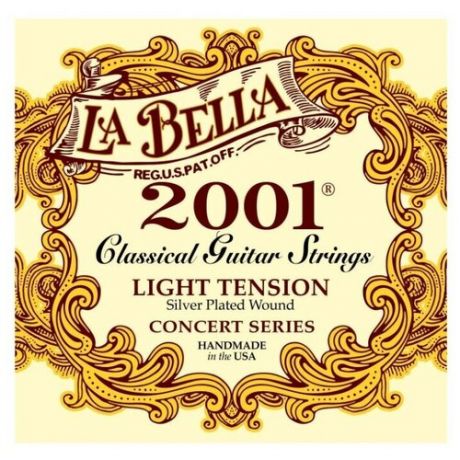 Струны для классической гитары La Bella 2001H Classical Hard Tension