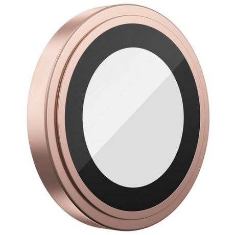 Защитное стекло Blueo Camera ARMOR lens (алюмин. кромка, 2 шт) 0.26 мм для камеры iPhone 13/13 Mini, цвет Розовый (NPB28-13/13 mini-PIN)