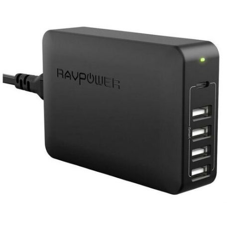 Сетевое зарядное устройство RAVPower RP-PC059 60W USB-C Power Delivery, цвет Черный (RP-PC059)