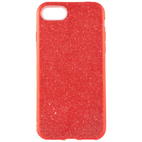 Чехол для Apple iPhone 78SE (2020) Brosco Shine красный