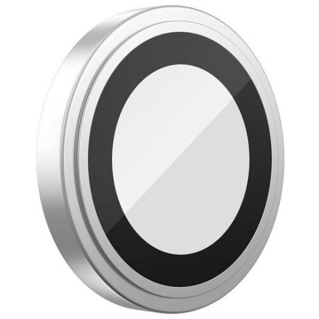 Защитное стекло Blueo Camera ARMOR lens (алюмин. кромка, 2 шт) 0.26 мм для камеры iPhone 13/13 Mini, цвет Серебристый (NPB28-13/13 mini-SIL)