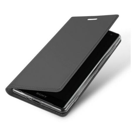 Чехол-книжка Sony Xperia XZ3, H9436, DU DU, боковой, серый