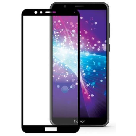 Защитное стекло на Huawei Honor 7X , 9D, черный