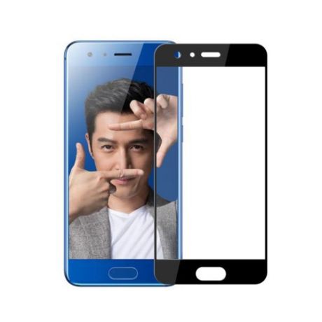 Защитное стекло на Huawei Honor 9, 3D, черный