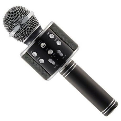 Беспроводной Bluetooth микрофон WS-858 с динамиком, черный