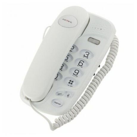 Проводной телефон teXet tx-238 белый