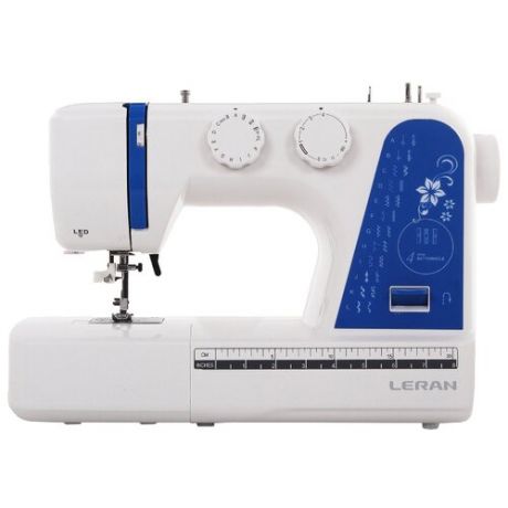 Швейная машина Leran 884, белый/синий