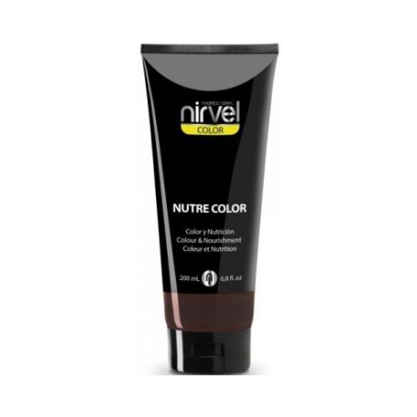 Nirvel Nutre Color Гель-маска для волос темно-коричневый, 200 мл