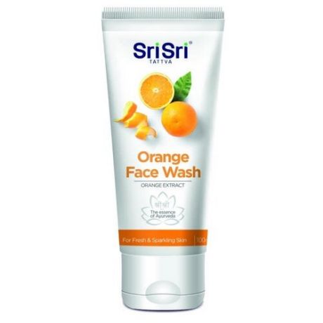 Sri Sri Tattva гель для умывания с апельсином Orange Face Wash, 100 мл